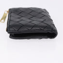 BOTTEGA VENETA INTRECCIATO Bifold Wallet Leather Black Auth 194460A-6