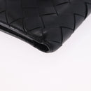 BOTTEGA VENETA INTRECCIATO Bifold Wallet Leather Black Auth 194460A-14