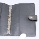 LOUIS VUITTON Monogram Mat Agenda PM Day Planner Cover Black R20932 Auth 194461A-15