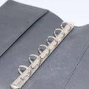 LOUIS VUITTON Monogram Mat Agenda PM Day Planner Cover Black R20932 Auth 194461A-16