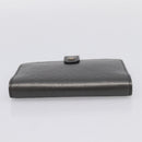 LOUIS VUITTON Monogram Mat Agenda PM Day Planner Cover Black R20932 Auth 194461A-5