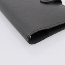 LOUIS VUITTON Monogram Mat Agenda PM Day Planner Cover Black R20932 Auth 194461A-9