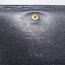LOUIS VUITTON Epi Porte Monnaie Billets Tresor Wallet Black M61730 Auth 194463A-13