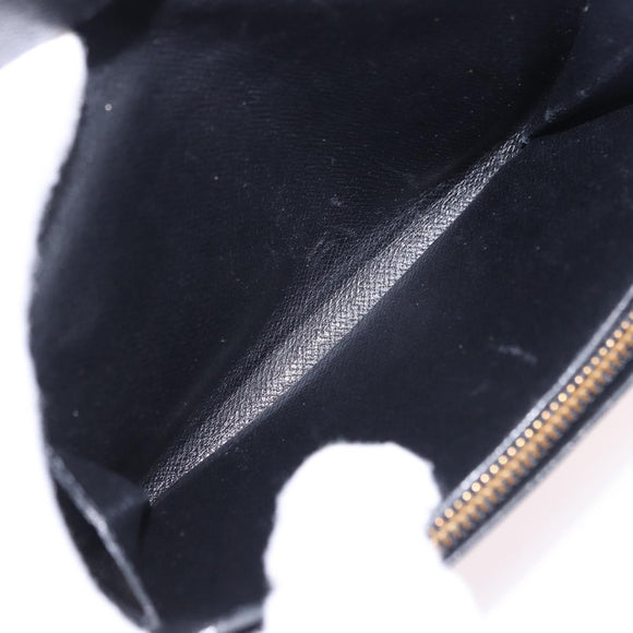 LOUIS VUITTON Epi Porte Monnaie Billets Tresor Wallet Black M61730 Auth 194463A