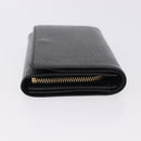 LOUIS VUITTON Epi Porte Monnaie Billets Tresor Wallet Black M61730 Auth 194463A-4