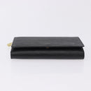 LOUIS VUITTON Epi Porte Monnaie Billets Tresor Wallet Black M61730 Auth 194463A-7