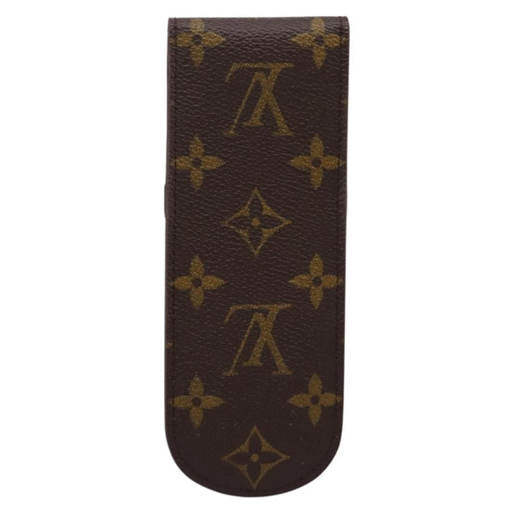 LOUIS VUITTON Monogram Etui Stilo Pen Case M62990 LV Auth 194465