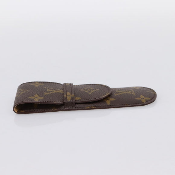LOUIS VUITTON Monogram Etui Stilo Pen Case M62990 LV Auth 194465