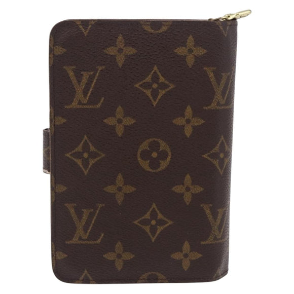 LOUIS VUITTON Monogram Porto Papie Zip Wallet M61207 LV Auth 194469A