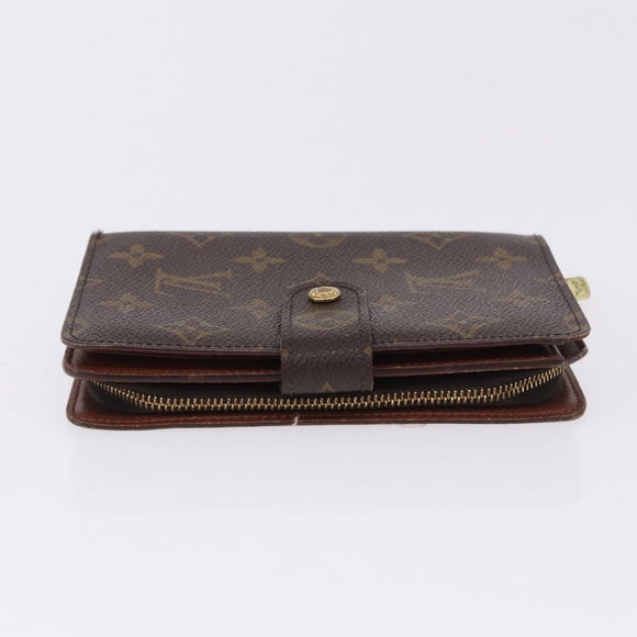 LOUIS VUITTON Monogram Porto Papie Zip Wallet M61207 LV Auth 194469A