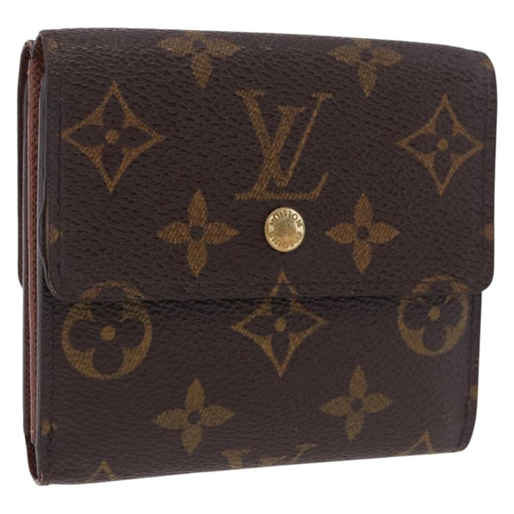 LOUIS VUITTON Monogram Porte Monnaie Bier Cartes Crdit M61652 Auth 194470A