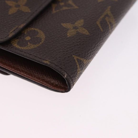 LOUIS VUITTON Monogram Porte Monnaie Bier Cartes Crdit M61652 Auth 194470A