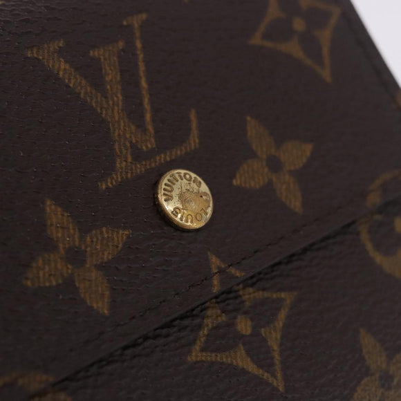 LOUIS VUITTON Monogram Porte Monnaie Bier Cartes Crdit M61652 Auth 194470A