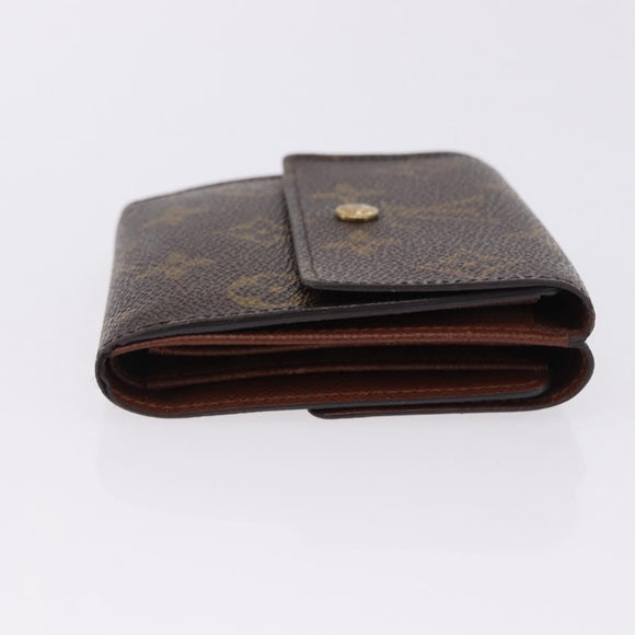 LOUIS VUITTON Monogram Porte Monnaie Bier Cartes Crdit M61652 Auth 194470A