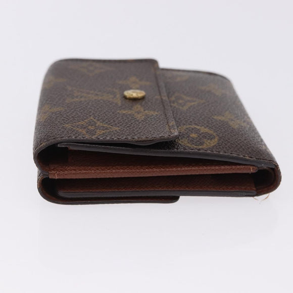 LOUIS VUITTON Monogram Porte Monnaie Bier Cartes Crdit M61652 Auth 194470A