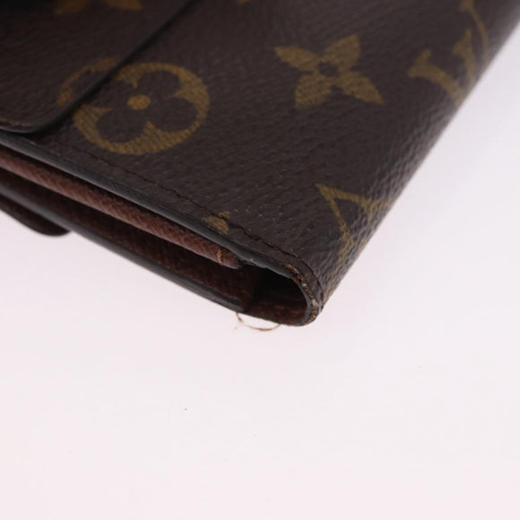 LOUIS VUITTON Monogram Porte Monnaie Bier Cartes Crdit M61652 Auth 194470A
