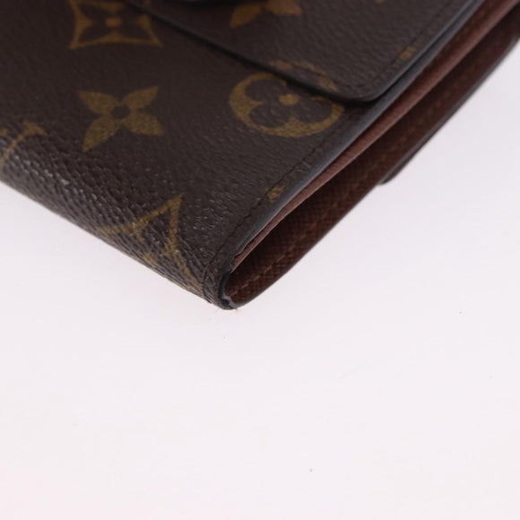 LOUIS VUITTON Monogram Porte Monnaie Bier Cartes Crdit M61652 Auth 194470A