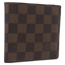 LOUIS VUITTON Damier Ebene Portefeuille Marco Bifold Wallet N61675 Auth 194472A-1