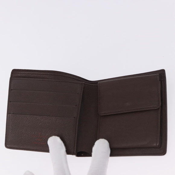LOUIS VUITTON Damier Ebene Portefeuille Marco Bifold Wallet N61675 Auth 194472A