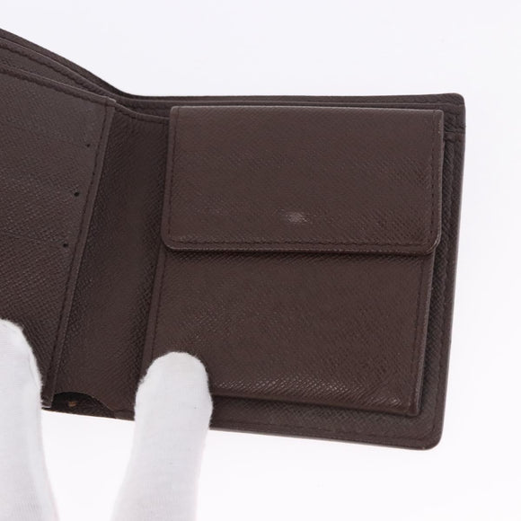 LOUIS VUITTON Damier Ebene Portefeuille Marco Bifold Wallet N61675 Auth 194472A