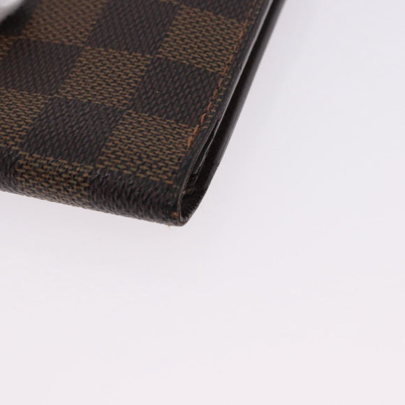 LOUIS VUITTON Damier Ebene Portefeuille Marco Bifold Wallet N61675 Auth 194472A