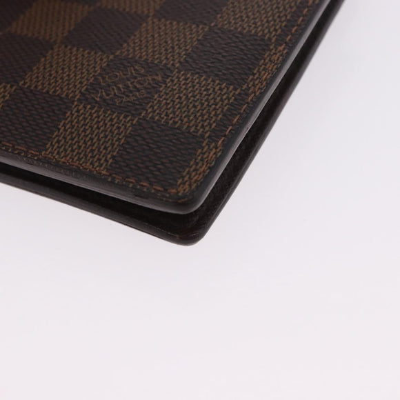 LOUIS VUITTON Damier Ebene Portefeuille Marco Bifold Wallet N61675 Auth 194472A