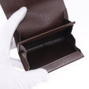 LOUIS VUITTON Damier Ebene Porte Monnaie Plat Coin Purse N61930 LV Auth 194473A-9