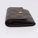 LOUIS VUITTON Damier Ebene Porte Monnaie Plat Coin Purse N61930 LV Auth 194473A-4