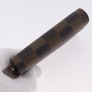 LOUIS VUITTON Damier Ebene Porte Monnaie Plat Coin Purse N61930 LV Auth 194473A-5