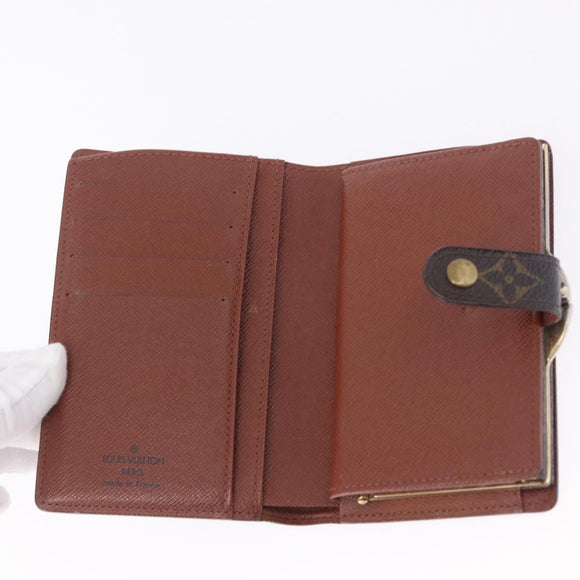 LOUIS VUITTON Monogram Portefeuille Viennois Bifold Wallet M61674 Auth 194474A