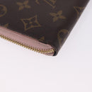 LOUIS VUITTON Monogram Portefeuille Clemence Long Wallet M60742 LV Auth 194475A-12