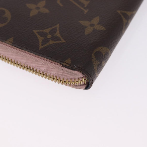 LOUIS VUITTON Monogram Portefeuille Clemence Long Wallet M60742 LV Auth 194475A