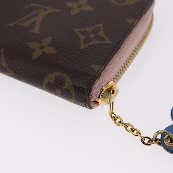 LOUIS VUITTON Monogram Portefeuille Clemence Long Wallet M60742 LV Auth 194475A