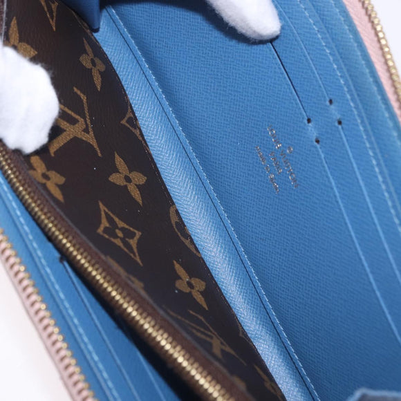 LOUIS VUITTON Monogram Portefeuille Clemence Long Wallet M60742 LV Auth 194475A