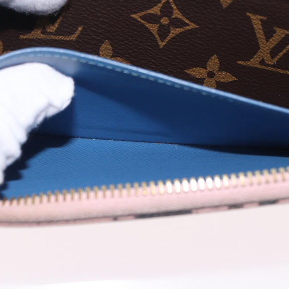 LOUIS VUITTON Monogram Portefeuille Clemence Long Wallet M60742 LV Auth 194475A