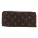 LOUIS VUITTON Monogram Portefeuille Clemence Long Wallet M60742 LV Auth 194475A-3