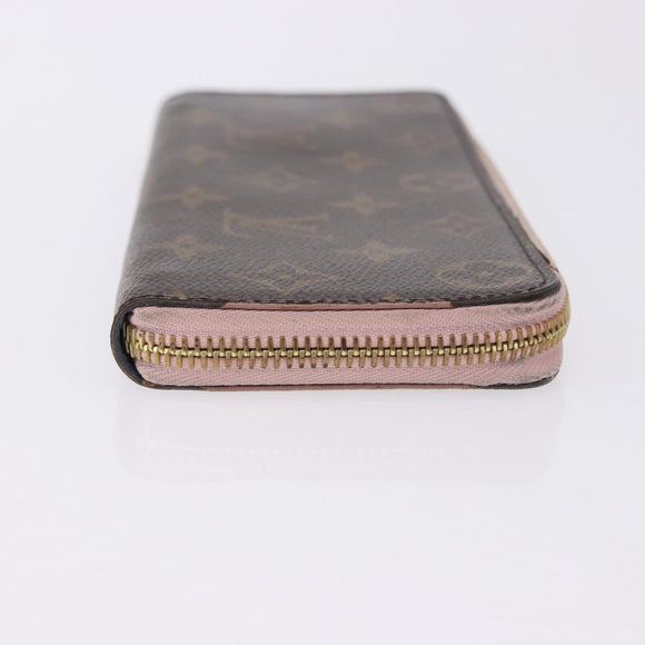 LOUIS VUITTON Monogram Portefeuille Clemence Long Wallet M60742 LV Auth 194475A