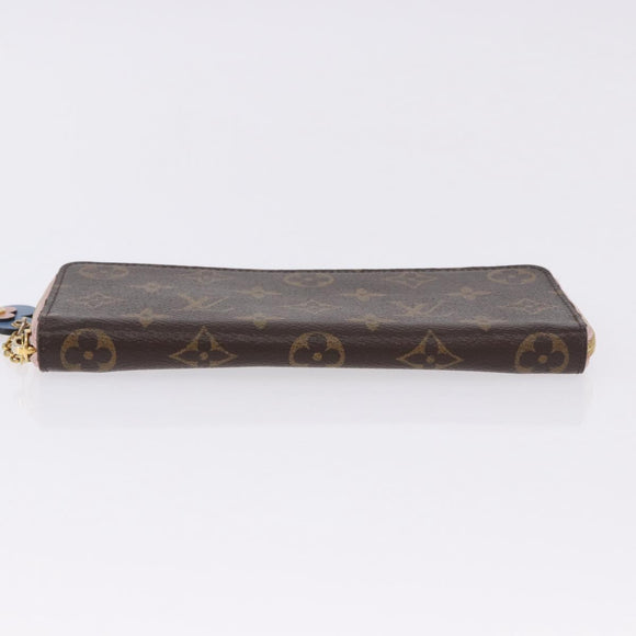 LOUIS VUITTON Monogram Portefeuille Clemence Long Wallet M60742 LV Auth 194475A