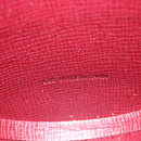 CARTIER Must Line Coin Purse Leather Bordeaux Gold Auth 194476A-17