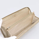 CHANEL Matelasse Long Wallet Lamb Skin Gold CC Auth 194478-13