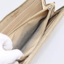 CHANEL Matelasse Long Wallet Lamb Skin Gold CC Auth 194478-17