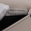 BOTTEGA VENETA INTRECCIATO Card Case Leather Beige Black Auth 194481A-11
