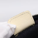 Christian Dior Trotter Pouch PVC Blue Silver Auth 194482-17
