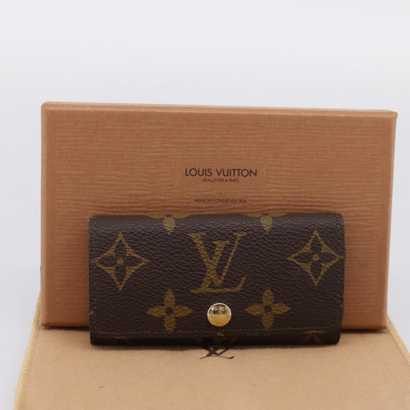 LOUIS VUITTON Monogram Multicles 4 Key Case Monogram M62631 LV Auth 194484A