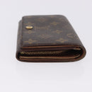LOUIS VUITTON Monogram Porte Monnaie Billets Tresor Wallet M61730 Auth 194485A-3