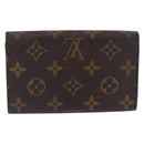 LOUIS VUITTON Monogram Porte Monnaie Billets Tresor Wallet M61730 Auth 194486A-2