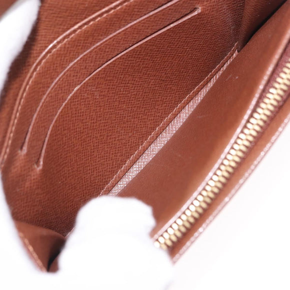 LOUIS VUITTON Monogram Porte Monnaie Billets Tresor Wallet M61730 Auth 194487A