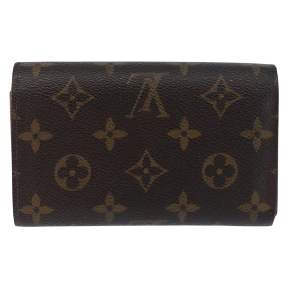 LOUIS VUITTON Monogram Porte Monnaie Billets Tresor Wallet M61730 Auth 194487A