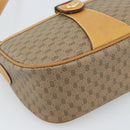 GUCCI Micro GG Supreme Web Sherry Line Bag PVC Beige Gold 89 02 032 Auth 194552-14