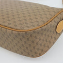 GUCCI Micro GG Supreme Web Sherry Line Bag PVC Beige Gold 89 02 032 Auth 194552-15
